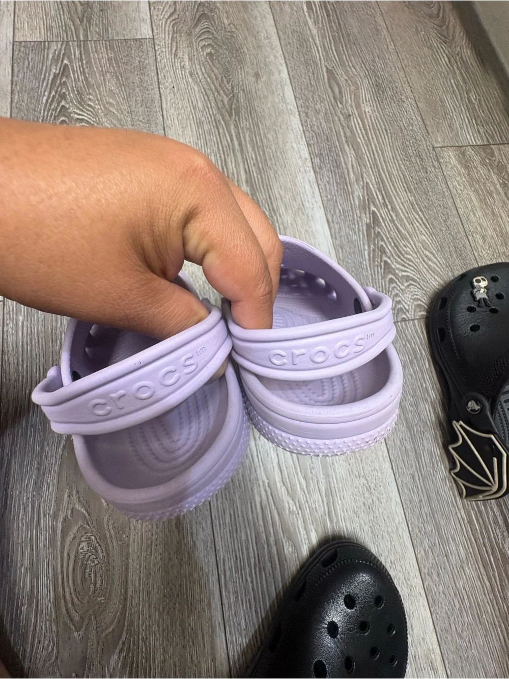 Bundle of 2 pair of Crocs for big kids size 3